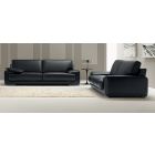 Evita Black Leather 3 + 2 Sofa Set With Chrome Legs Newtrend Available In A Range Of Leathers And Colours 10 Yr Frame 10 Yr Pocket Sprung 5 Yr Foam Warranty