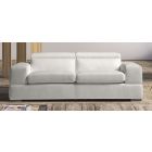 Sensation White 3 + 2 Leather Sofas With Adjustable Headrests And Wooden Legs Newtrend Available In A Range Of Leathers And Colours 10 Yr Frame 10 Yr Pocket Sprung 5 Yr Foam Warranty