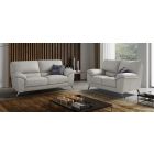 Envy Ivory Leather 3 + 2 Sofa Set With Chrome Legs Newtrend Available In A Range Of Leathers And Colours 10 Yr Frame 10 Yr Pocket Sprung 5 Yr Foam Warranty