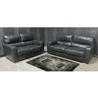 Lucca Dark Grey Leather 3 + 2 Sofa Set Sisi Italia Semi-Aniline With Wooden Legs (see images) Ex-Display Showroom Model 49008