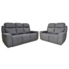 Rocco Dark Grey Fabric 3 + 2 + 1 Electric Recliner Sofa Set 50384