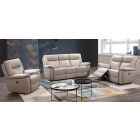 Lucia 3 + 2 + 1 Pearl Grey Electric Recliner Set Also Available In Black 50393