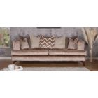 Cuncain 3 + 2 Aaron Mink Plush Velvet Scatter Back Sofa Set With Chrome Legs Other Combinations And Fabrics Also Available