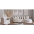 Vicky Cream Scatter Back Fabric 2str With Open End And Armchair Other Combinations And Fabrics Also Available