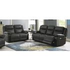 Tori 3 + 2 Electric Recliner Charcoal Fabric Sofa Set