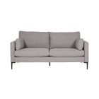 Wren 3 + 2 Seater Greige Fabric Sofa Set With Metal Legs