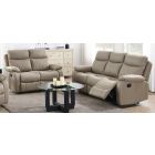 Barkley 3 + 2 Seater Brown Fabric Manual Recliner Sofa Set