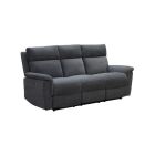 Detroit Grey Fabric 3 + 2 Static Sofa Set