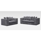 Dylan 3 + 2 Seater Grey Jumbo Cord