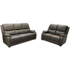 Palermo 3 + 2 Static Brown Corrected Grain Sofa Set