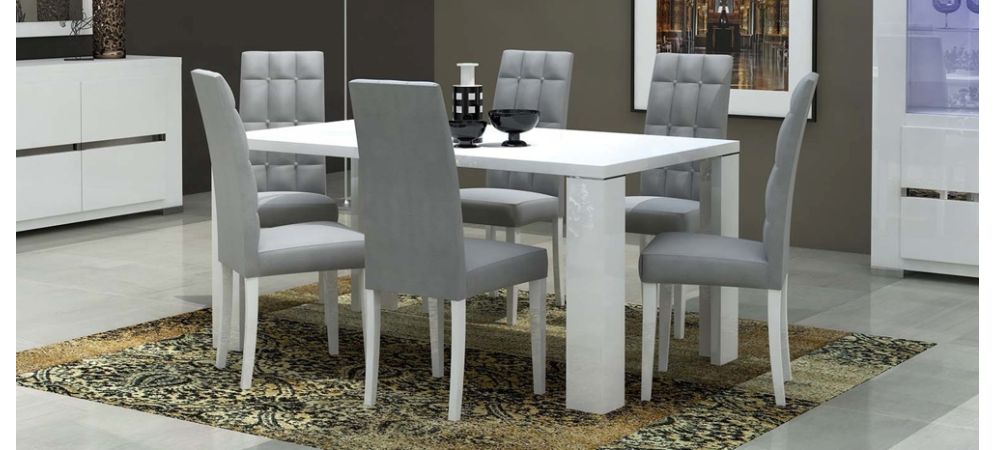 Elegant white dining chairs deals