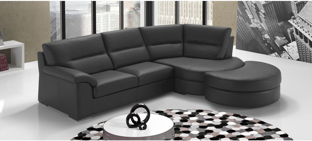 Corner sofa shop with wooden legs