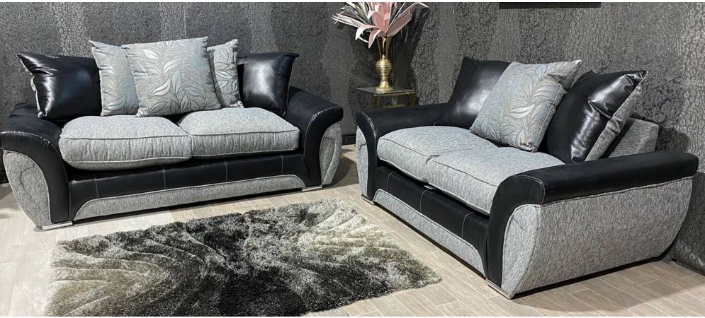 Grey Polyester Fabric Sofa, Lawson Leather Sofa