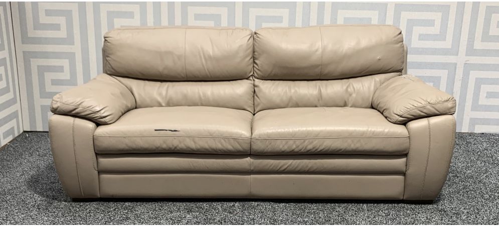 Leather Sofa Sisi Italia Semi Aniline, Semi Aniline Leather Sofa