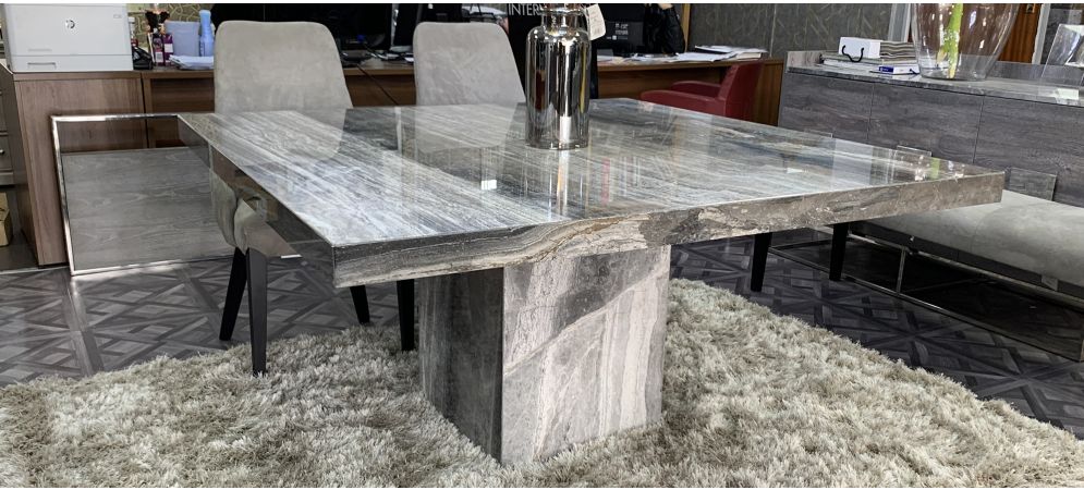Square marble dining table hot sale for 4