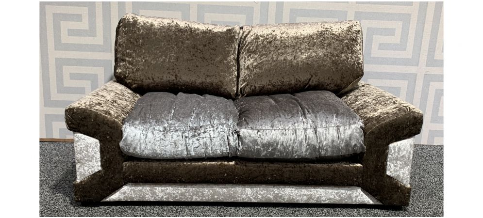 Crushed Velvet Regular Fabric Sofa