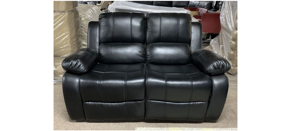 Valencia Black Regular Bonded Leather