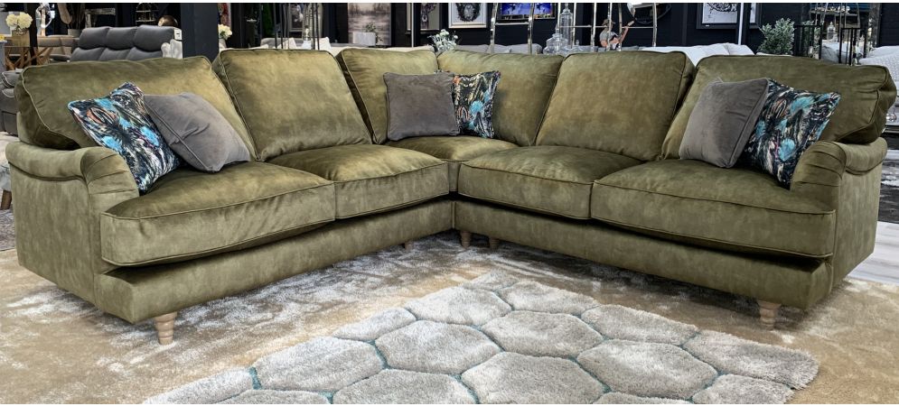 Sage green shop leather sofa