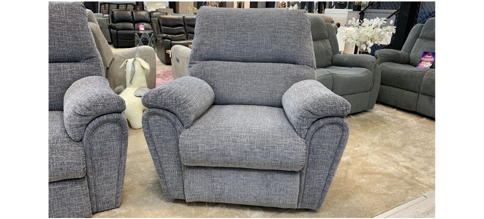Reclining chair store with ottoman sale