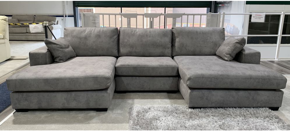 Sofa with silver deals legs