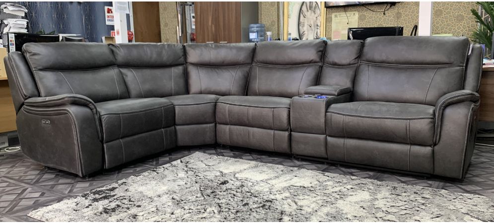 Fabric sectional sofas with recliners and cup shop holders