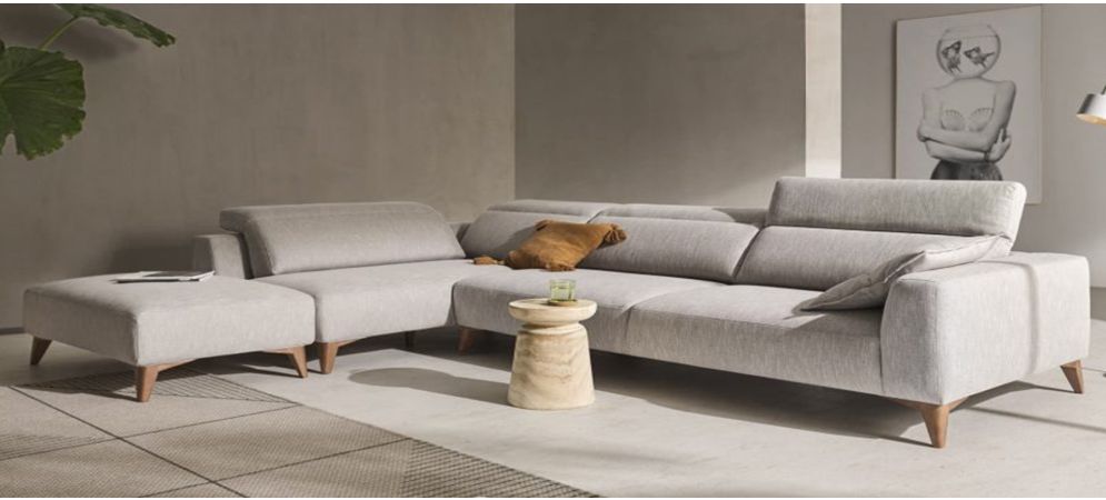Corner sofa shop wooden legs