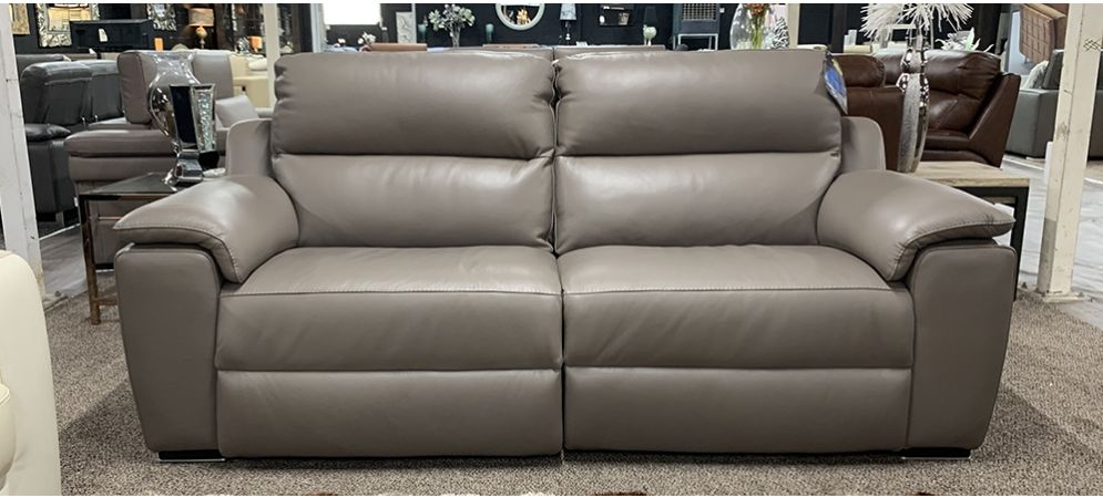 ashley analine leather sofa