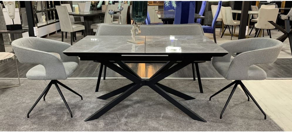 Swivel extending hotsell dining table