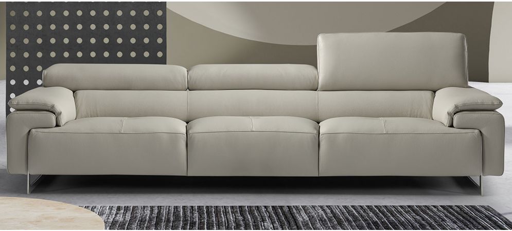 Wish Light Grey Leather 3 2 Sofa Set, Light Gray Leather Couch Set