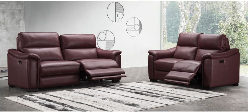Full Leather Sofa Electric Recliners, Leather Couch Sectional Recliner