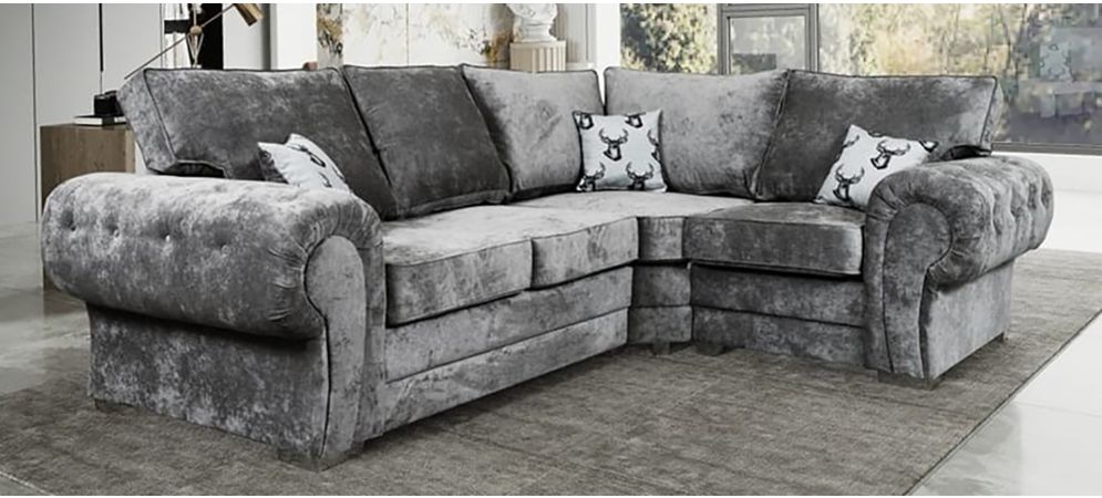Large high sales back corner sofa