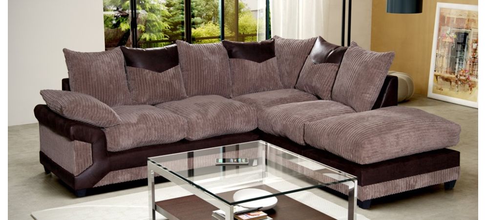 Dino jumbo cord shop corner sofa