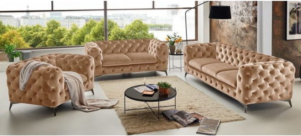 Sandringham Fabric Sofa Set 3 2 1 Seater Cream Leather World Sandringham Fabric Sofa Set 3 2 1, Leather Sofa Set 3 2 1