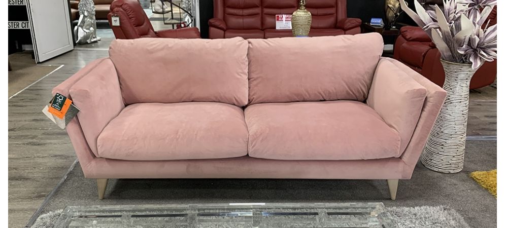Nova Fabric Sofa Set 3 2 Seater Pink, Nova Leather Sofa