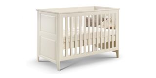 Cameo Cotbed - Stone White - Stone White Lacquer - Solid Pine with MDF