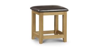 Marlborough Oak Dressing Stool - Waxed Oak - Solid Oak