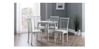 Coast Dining Table - Grey - Low Sheen Lacquer - Solid Malaysian Hardwood with MDF