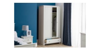 Radley Wardrobe - Surf White - Surf White Lacquer