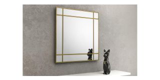 Fortissimo Square Mirror - Gold