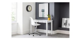 Erika Office Chair - White-Chrome - White-Chrome - Polypropylene