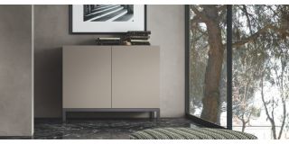 Kali Taupe Two Door Buffet Cabinet Sideboard