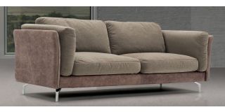 Johnny Fabric 3 + 2 Sofa Set With Chrome Legs Newtrend Available In A Range Of Leathers And Colours 10 Yr Frame 10 Yr Pocket Sprung 5 Yr Foam Warranty