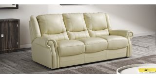 Berrydale Cream Leather 3 + 2 Sofa Set Newtrend Available In A Range Of Leathers And Colours 10 Yr Frame 10 Yr Pocket Sprung 5 Yr Foam Warranty