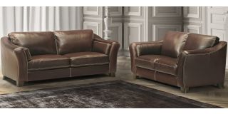 Piccadilly Light Brown Leather 3 + 2 Sofa Set With Wooden Legs Newtrend Available In A Range Of Leathers And Colours 10 Yr Frame 10 Yr Pocket Sprung 5 Yr Foam Warranty