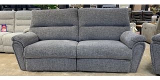 Milford Grey Fabric 3 + 2 Electric Recliner Sofa Set With Manual Recliner Armchair