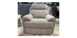 Sofia Beige Fabric Electric Recliner Armchair With USB Port