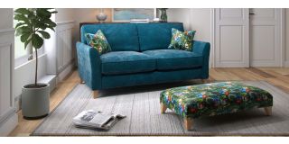 Farfield 3 + 2 Aqua Fabric Sofa Set With Wooden Legs Other Combinations And Fabrics Available