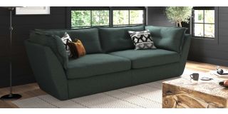 Randel 4 + 3 Green Fabric Sofa Set With Wooden Legs Other Combinations And Fabrics Available