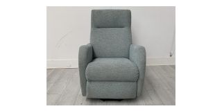 Light Green Fabric Electric Armchair - Few Marks (see images) Ex-Display Showroom Model 50723