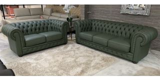 Chester 3 + 2 Chesterfield Newtrend Sofa Set With Wooden Legs Other Colours Avaiable Delivery 10-12 Weeks